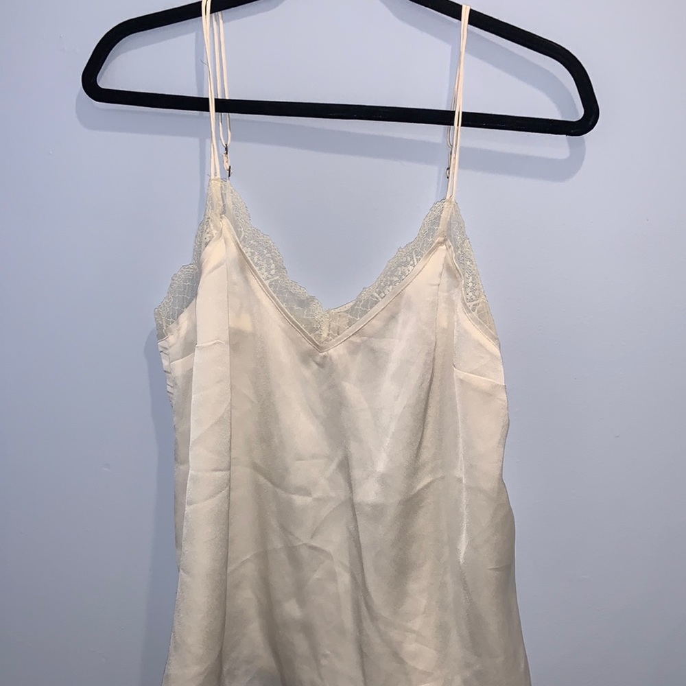 Lace Trim Tank Top